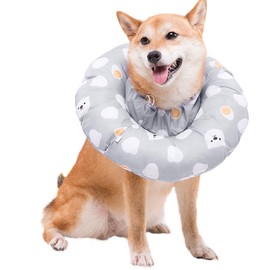 Bidason Elizabeth Color, Dogs, Cats, Fluffy, Soft, Waterproof, Cute, Skin Diseases, Contraception, Postoperative Care, Prevents Scratches, Licking Scratches, Washable, Adjustable, Small, Medium, Large