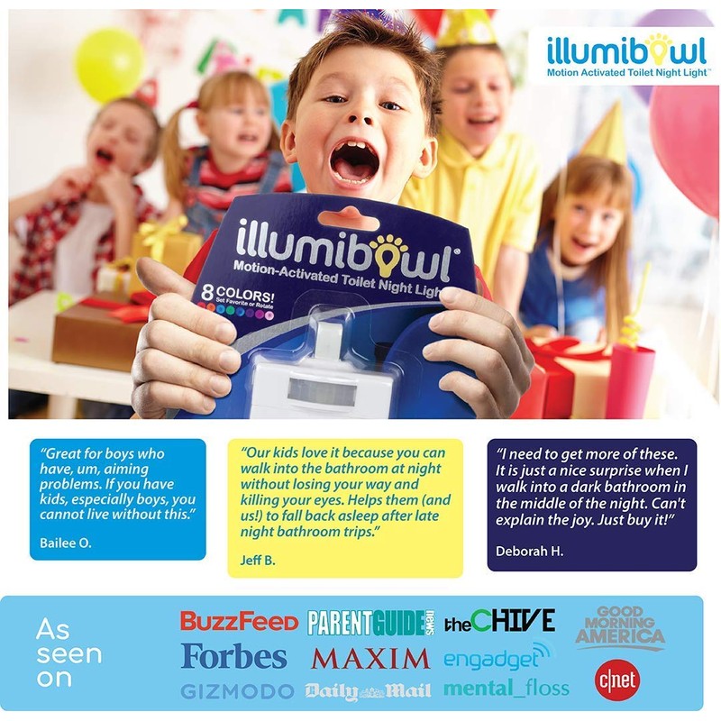 IllumiBowl Toilet Night Light (As Seen On Shark Tank) Motion