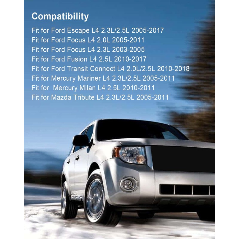 Engine Coolant Water Outlet Compatible with Ford Escape Focus Fusion