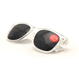 V.W.E. Clear Bifocal Outdoor Reading Sunglasses - Comfortable Stylish Simple Readers