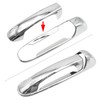 Anxingo 4 Pcs Car Door Handles and 1 Pcs Rear