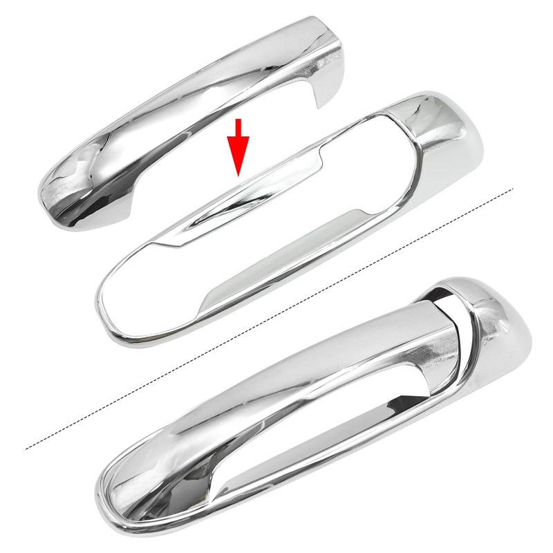 Anxingo 4 Pcs Car Door Handles and 1 Pcs Rear
