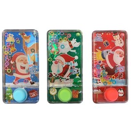 Hapros 3 Pack Christmas Water Games, Santa Claus Xmas Holiday Designs Handheld Water Ring Game Toys, Nostalgic Fun and Stocking Stuffers for Boys and Girls of All Ages