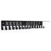 Medal Display Hanger Never Give Up Sturdy Shelf with Hooks