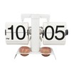 Digital Flip Clock 304 Stainless Steel Retro Battery Powered Mechanical