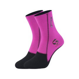 ZCCO Neoprene Socks Men Women 3mm Wetsuit booties Shoes Sand Skin Surfing Scuba Diving Snorkeling Beach Water Sports Outdoor