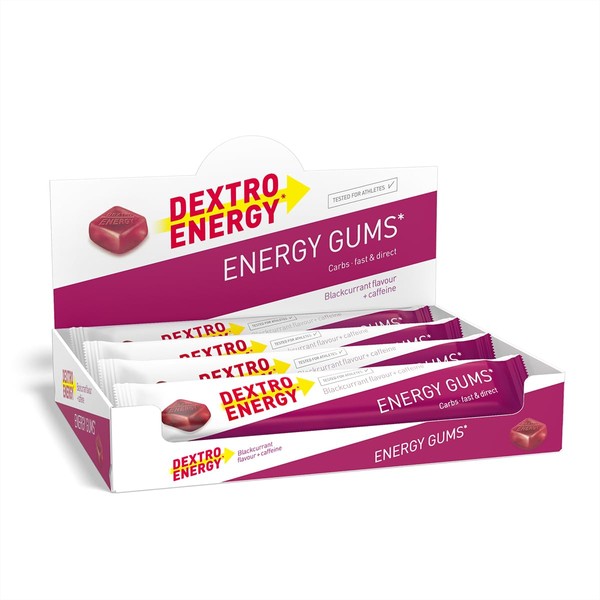 Dextro Energy | Energy Gums | Blackcurrant + Caffeine |