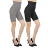 MeMoi 2 Pair High-Waist Shapewear Shorts, Smooth Thigh Shaper Shorts,