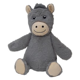 JACK AND VANILLA, Soft Toy Donkey with Squeeker for Dogs and Cats, Soft and Durable Fabric, Stimulates Play, Easy to Clean, Size 18 cm, Multi-Colour