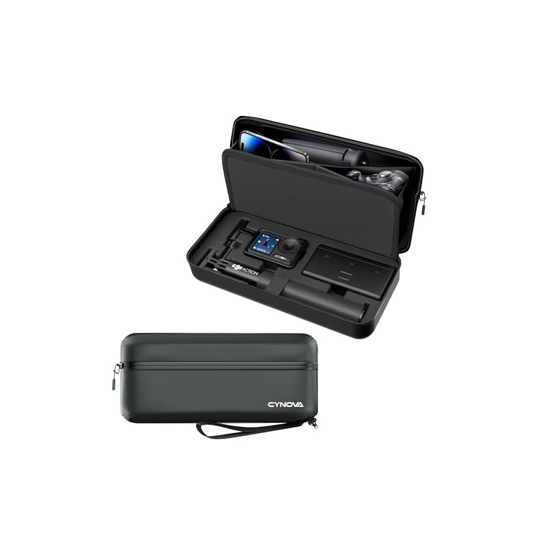 CYNOVA Black Carry Bag for DJI ACTION 5 Pro,DJI Osmo