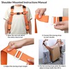 DEYACE Moving Straps 2-Person Shoulder Lifting Straps for Moving Furniture,