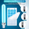 Qualirey 2 Pack 9W UV Replacement Bulb and 12 Pcs