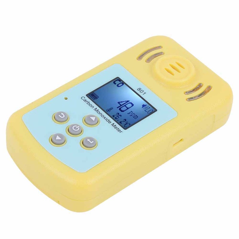 801 Handheld Carbon Monoxide CO Monitor Detector Meter Poisonous Gas