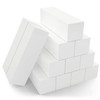Bloque de uñas de color blanco, paquete de 12 unidades