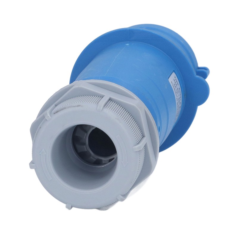 Industrial Socket IP44 Waterproof Brass Contact Aviation Connector 2P+E 32A
