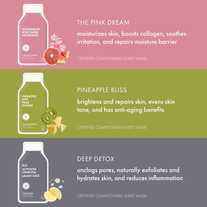 Vitamin C Glow Antioxidant Rich Sheet Mask Set