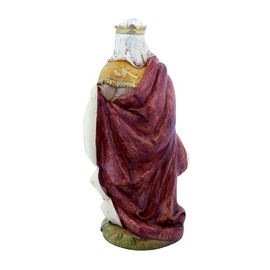 VILLAGE GIFT IMPORTERS 5" Christmas Nativity Collection | Wise Man - Balthazar | Great Hand-Painted and Made in Italy