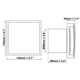 EUROPLAST Diameter 100mm Light Switch Activation Bathroom Extractor Fan - 4 inch Silver Extractor Fan with a front panel - Extractor fan Kitchen, Bathroom, Garage Axial Ventilation fan