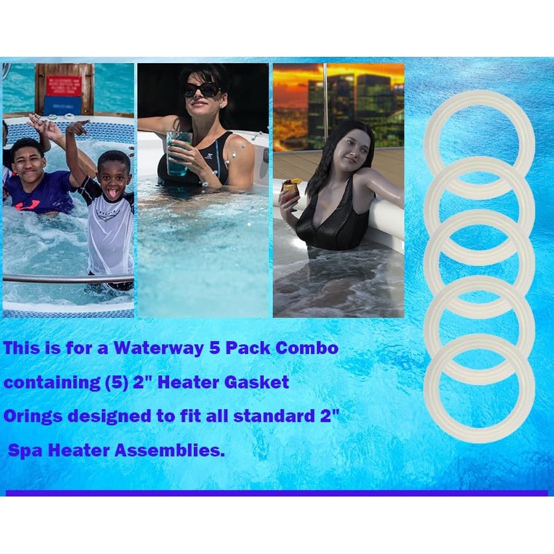 2" Spa Hot Tub Heater Gasket Replacement Oring Balboa Gecko