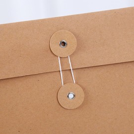 Ciieeo 12 Pcs Kraft Document Envelope Paper Organizer Business Storage Case Blank Envelopes Business File Holder Brown Paper File Folders Colored Envelopes Clothing A4 Packing Bag