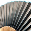 Hanakanzashi Men's Folding Fan, Lacquered Side, Paper Fan, Fan Case,