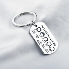 MYOSPARK Horror Story Classic Horror Movies Keychain Horror Movies Fans Gift (In The House DT)