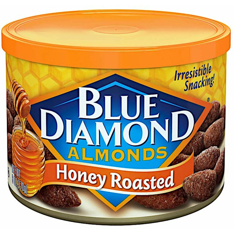 Blue Diamond X12 Blue Diamond ALMONDS Honey Roasted Salty Sweet