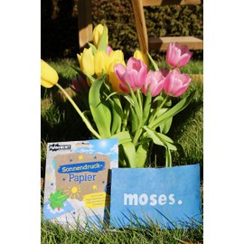 moses. PhenoMINT Solar Printing Paper, Experiment Toy for Children, Craft Paper for Observing Scientific Phenomena, 10 Paper Sheets 12.5 x 16.8 cm for Printing Various Objects