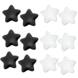 AB Max Glasses Ear Grips - Cute Star Shape Eyeglasses Rings Silicone Holder Anti-Slip Hooks Safety Eyewear Retainer for Sunglasses Myopia or Presbyopia Glasses 6 Pairs