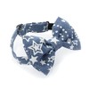 My Lello Baby Printed Denim Adjustable Pre-Tied Bow Tie -