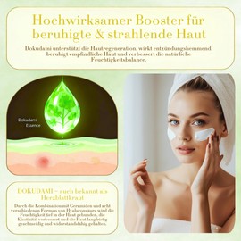  Moisturising Cream with Dokudami (Houttuynia Cordata) & 8x Hyaluronic Acid, Soothing Face Cream for Sensitive Skin, Nourishing, Regenerating & Paraben-Free HIME