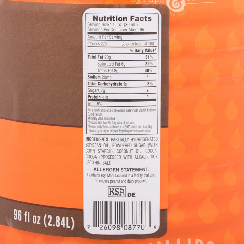 Chocolate Ice Cream Shell Dip - #10 Can By Tabletop