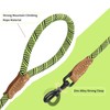 Mile High Life leather dog lead, reinforced handle, climbing, with