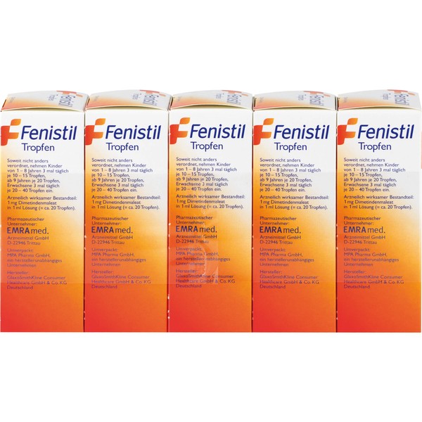 Fenistil Tropfen Antiallergikum Reimport EMRAmed, 100 ml Solution