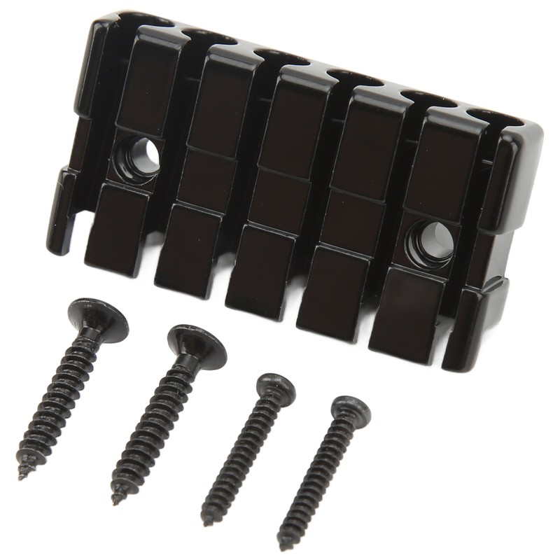 Headless Guitar Bridge 6 String Metal Instrument Accessory Part for