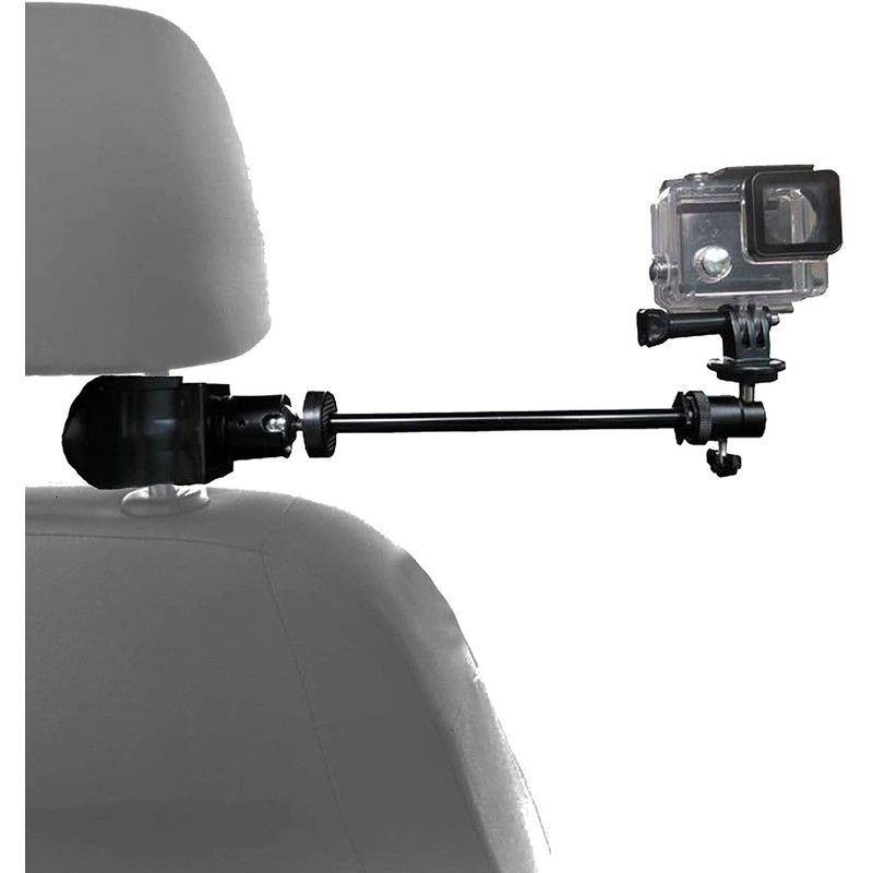 AUXPhome 3in1 Adjustable Heavy Duty Universal Action Camera Desk Pole
