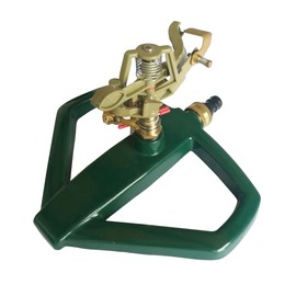 Xclou Impuls 346128 Full-circle and Section Sprinkler with Sled Base Me,Green