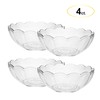 Party Essentials Salad/Snack Bowls, Clear, 4 Count