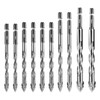 Four-Flute Sawtooth Eccentric Drill Bit, Multifunction Drill Bit Set High