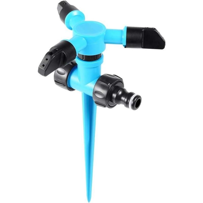 Garden Sprinkler, 360 Degree Rotating Lawn Sprinkler Large Area Coverage