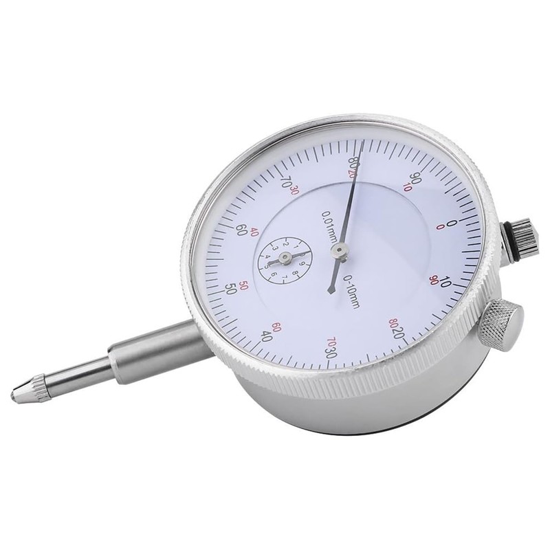 Bestgle 0-10mm Dial Test Indicator Gauge 0.01mm Accuracy Metric Dial
