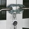 eLinkSmart Long Padlock 45 mm with Fingerprint Phone App Weatherproof