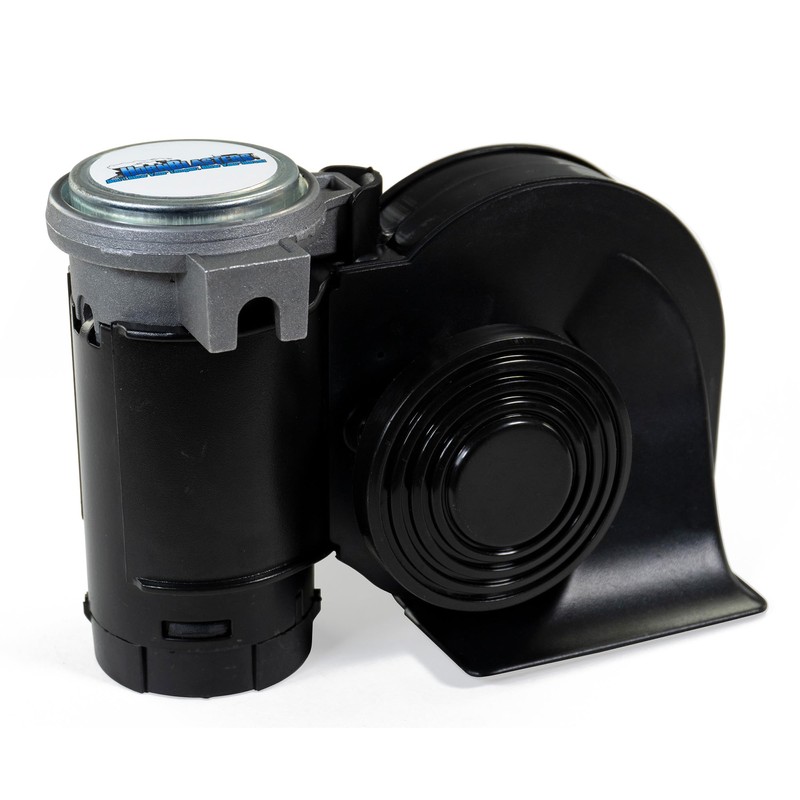 HornBlasters 12-Volt Black Compact Electric Truck Horn
