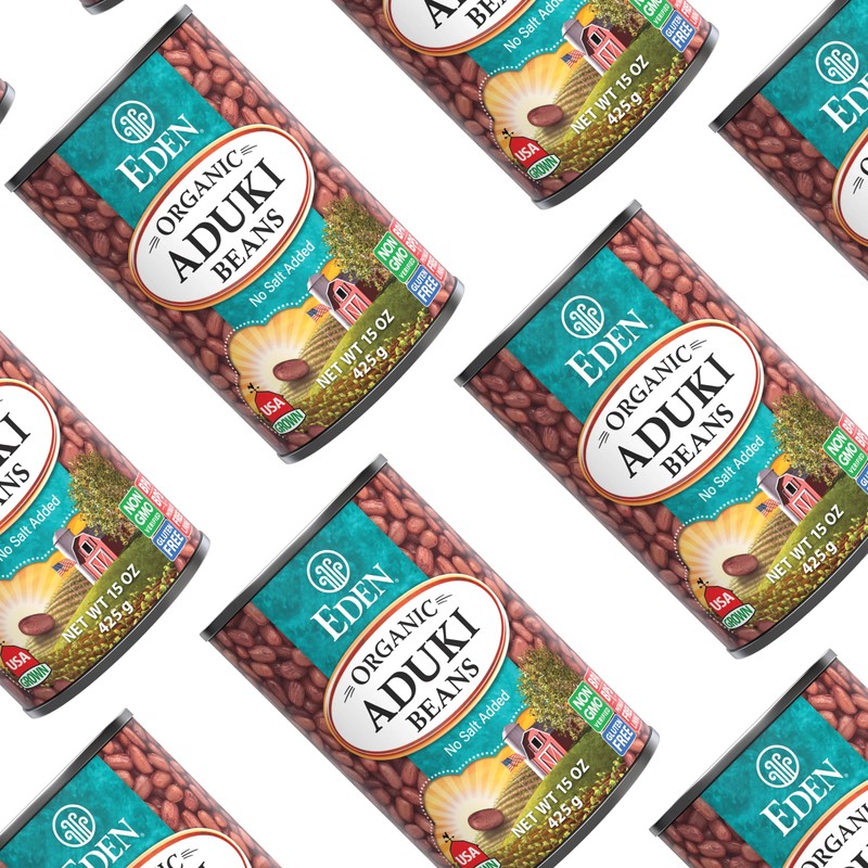 Eden Organic Aduki Beans, (Azuki, Adzuki), Non-GMO, No Salt Added,