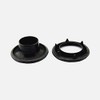 C.S. Osborne 12 Sets Dull Black Grommets & Spur Washers
