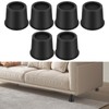 LYIYEYAN 6Pcs Bed Risers, Nonslip Round Furniture Risers, Stable Bed