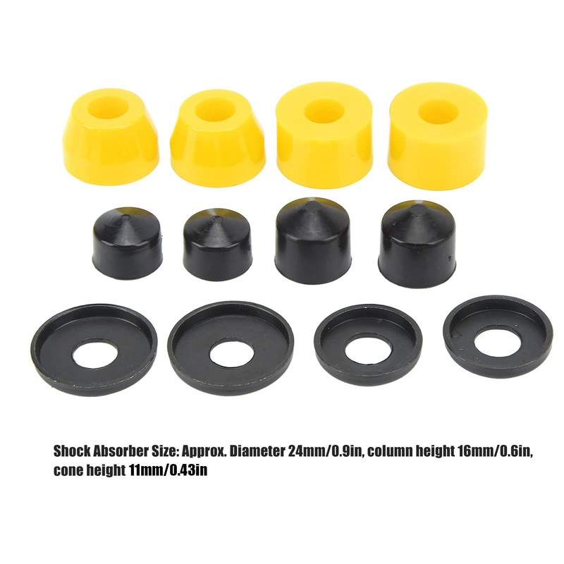 Tomotato 90A Skateboard Bushing, Skateboard Replacement Bushings for 4 Wheel