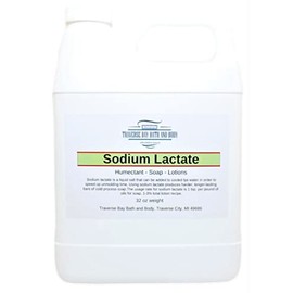 Sodium Lactate, 32 Oz, Safety Sealed Container. 60% Concentration USP Natural Preservative Made in The USA