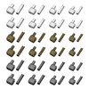 48 Pcs Zip Repair Kit, Metal Replacement Zip，Zip Latch Head