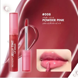 Lebron Jelly Tint Lip Serum 008 Powder Pink Color Image : Dusty Pink (Yebe) Tint Lip Serum Developed in Japan 2.4g
